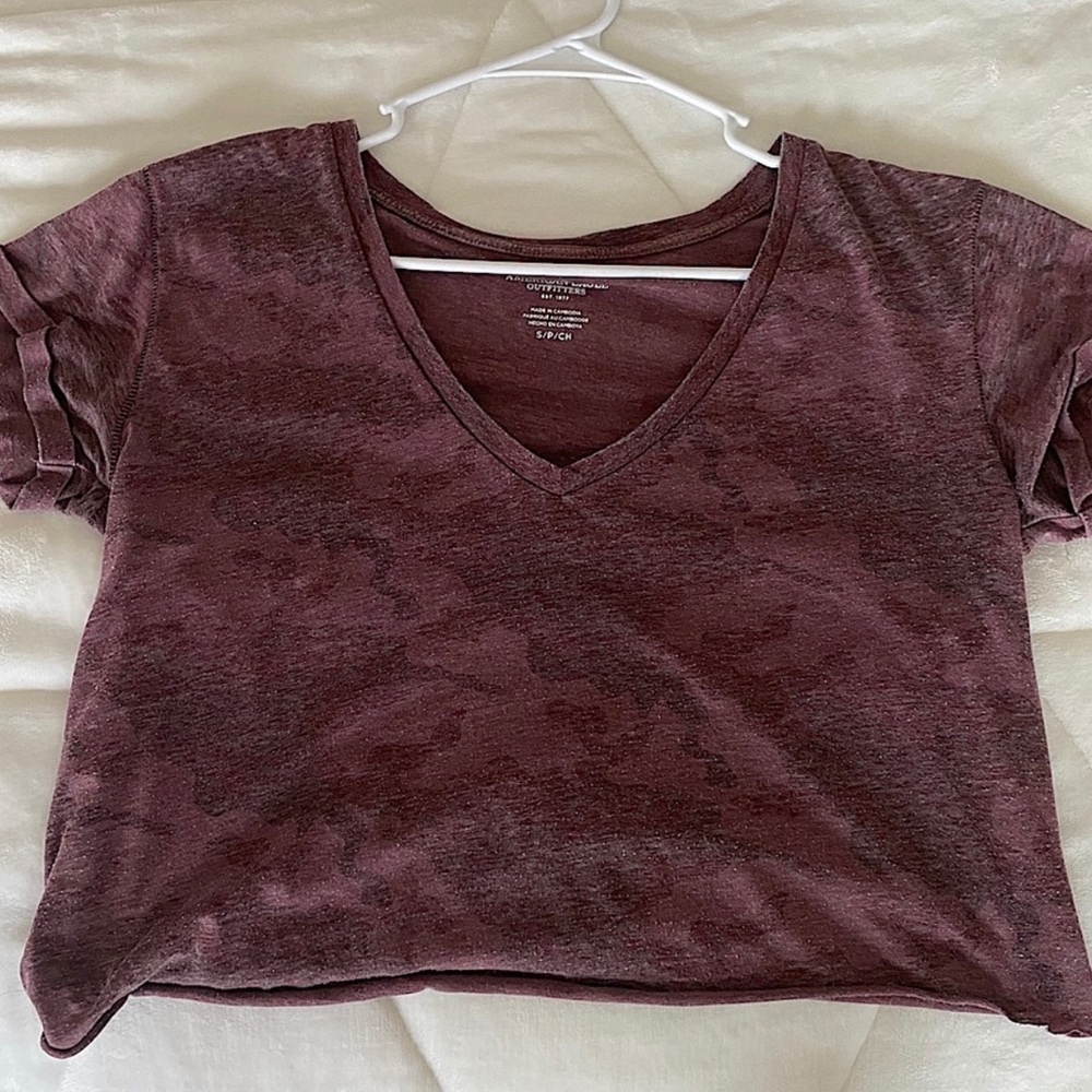 Cropped short sleeve